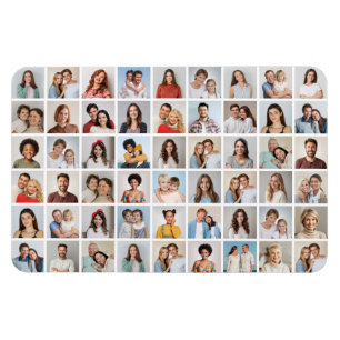 Erstellen Sie Ihre eigene 54 FotoCollage flexibel Magnet