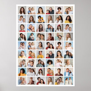 Erstellen Sie Ihre eigene 54 FotoCollage Poster