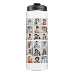 Erstellen Sie Ihre eigene 54 FotoCollage Thermosbecher