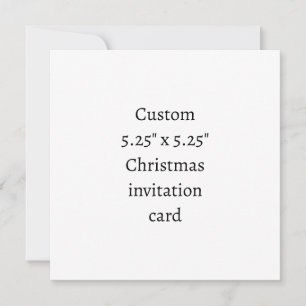 Erstellen Sie Ihre eigene 5,25" x 5,25" Weihnachts Einladung