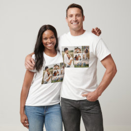 Erstellen Sie Ihre eigene 5-Foto Collage Unisex T-Shirt