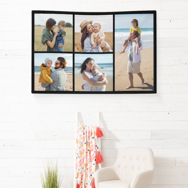 Erstellen Sie Ihre eigene 5-FotoCollage Banner (InSitu)