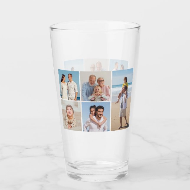 Erstellen Sie Ihre eigene 5-FotoCollage Glas (Vorderseite)