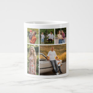 Erstellen Sie Ihre eigene 5-FotoCollage Jumbo-Tasse