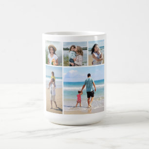 Erstellen Sie Ihre eigene 5-FotoCollage Kaffeetasse