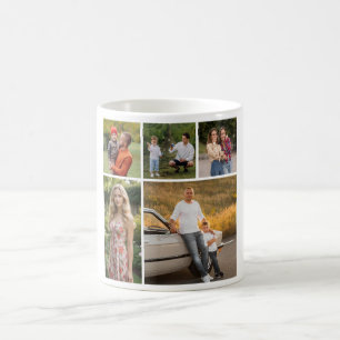 Erstellen Sie Ihre eigene 5-FotoCollage Kaffeetasse