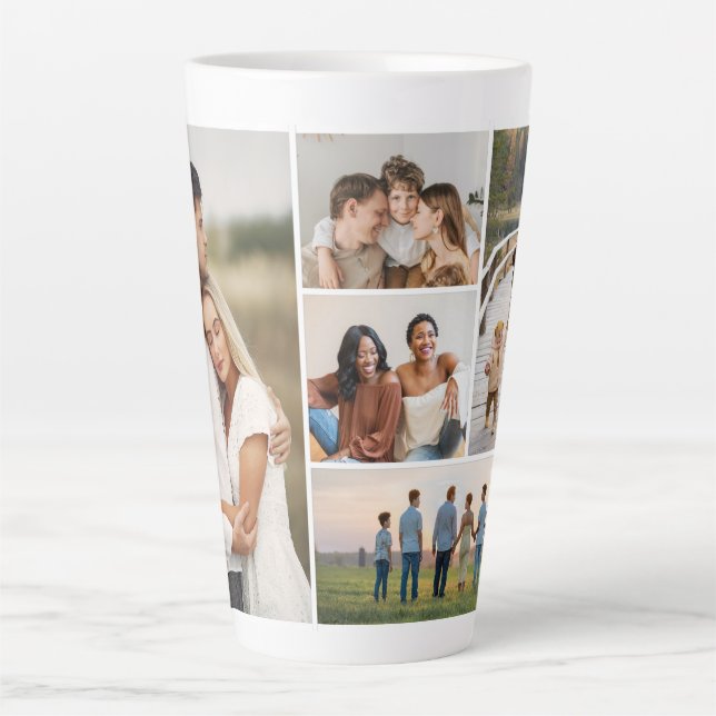 Erstellen Sie Ihre eigene 5-FotoCollage Milchtasse (Vorderseite)
