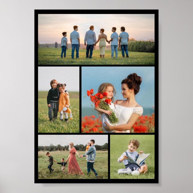 Erstellen Sie Ihre eigene 5-FotoCollage Poster (Vorne)