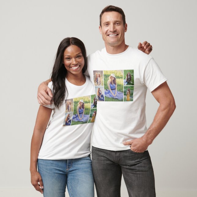 Erstellen Sie Ihre eigene 5-FotoCollage T-Shirt (Unisex)