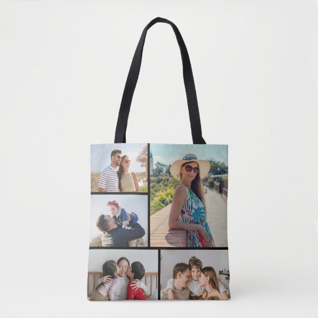 Erstellen Sie Ihre eigene 5-FotoCollage Tasche (Vorderseite)