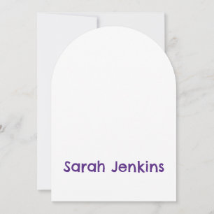 Erstellen Sie Ihre eigene 5" x 7" Bogen-Einladung Einladung