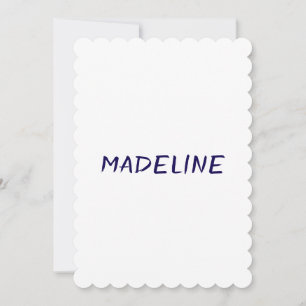 Erstellen Sie Ihre eigene 5" x 7" gekerbte Einladu Einladung