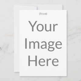 Erstellen Sie Ihre eigene 5" x 7" Matte Front und Einladung