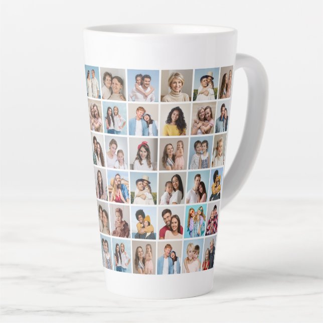 Erstellen Sie Ihre eigene 60-FotoCollage Milchtasse (Rechte Ecke)
