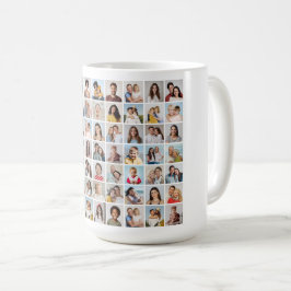 Erstellen Sie Ihre eigene 63 FotoCollage Kaffeetasse