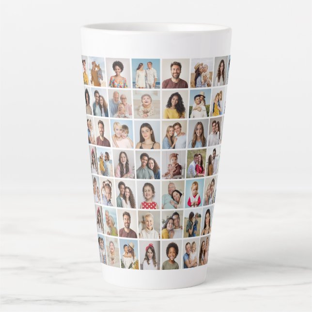 Erstellen Sie Ihre eigene 63 FotoCollage Milchtasse (Vorderseite)