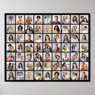 Erstellen Sie Ihre eigene 63 FotoCollage Poster