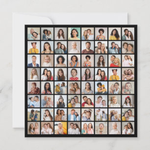 Erstellen Sie Ihre eigene 64-Foto-Collage Mitteilungskarte