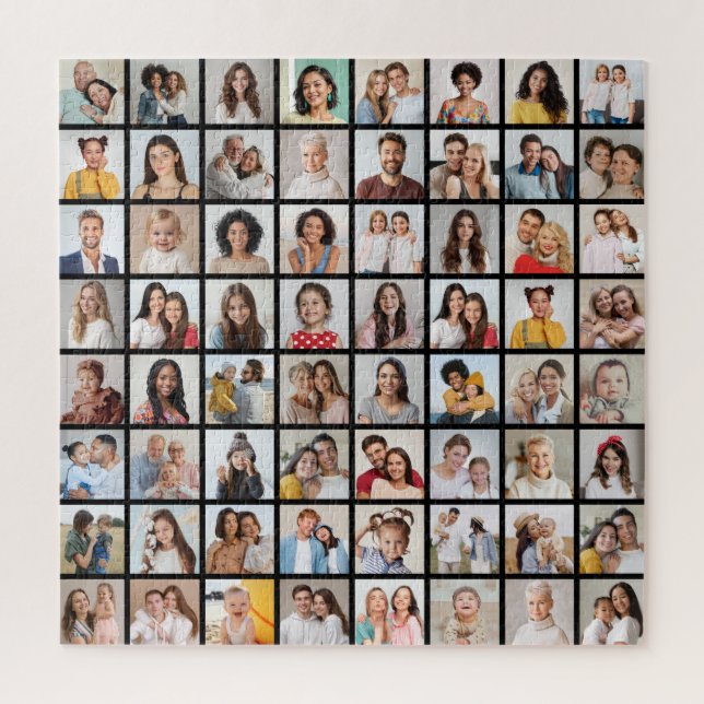 Erstellen Sie Ihre eigene 64 FotoCollage (Vertikal)