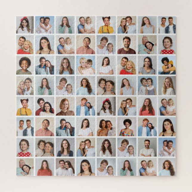Erstellen Sie Ihre eigene 64 FotoCollage (Vertikal)