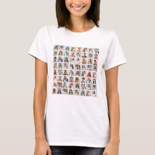 Erstellen Sie Ihre eigene 64 FotoCollage T-Shirt
