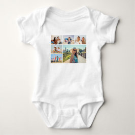 Erstellen Sie Ihre eigene 6-Bild-Collage bearbeitb Baby Strampler
