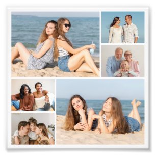 Erstellen Sie Ihre eigene 6 Foto Collage Foto Erwe