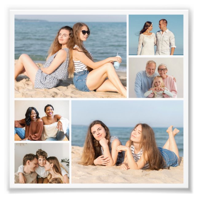 Erstellen Sie Ihre eigene 6 Foto Collage Foto Erwe (Vorne)