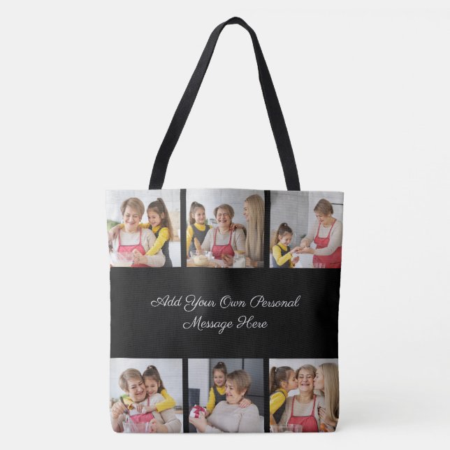 Erstellen Sie Ihre eigene 6-Foto-Collage Hinzufüge Tasche (Vorderseite)