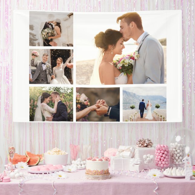 Erstellen Sie Ihre eigene 6 FotoCollage Banner (Party)