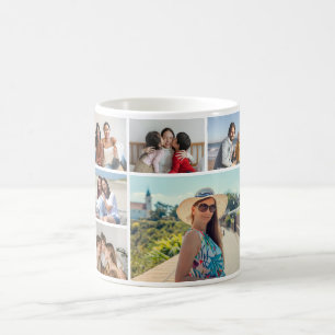 Erstellen Sie Ihre eigene 6 FotoCollage Kaffeetasse