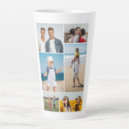 Erstellen Sie Ihre eigene 6 FotoCollage Milchtasse