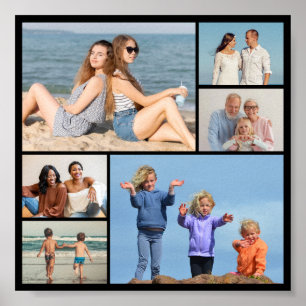 Erstellen Sie Ihre eigene 6 FotoCollage Poster