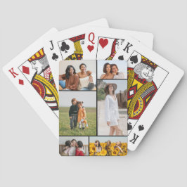 Erstellen Sie Ihre eigene 6 FotoCollage Spielkarten
