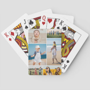 Erstellen Sie Ihre eigene 6 FotoCollage Spielkarten