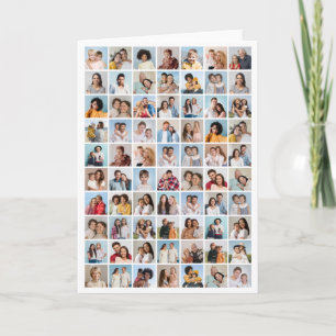 Erstellen Sie Ihre eigene 70-Foto-Collage Karte