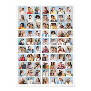 Erstellen Sie Ihre eigene 70 FotoCollage Fotodruck