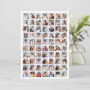 Erstellen Sie Ihre eigene 70 FotoCollage Karte
