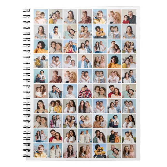 Erstellen Sie Ihre eigene 70 FotoCollage Notizblock (Vorderseite)