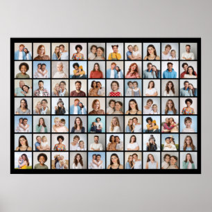 Erstellen Sie Ihre eigene 70 FotoCollage Poster