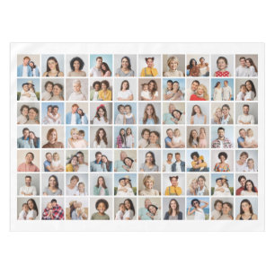 Erstellen Sie Ihre eigene 70 FotoCollage Tischdecke