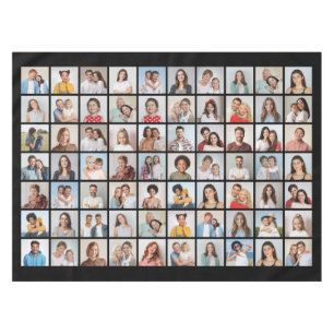 Erstellen Sie Ihre eigene 70 FotoCollage Tischdecke