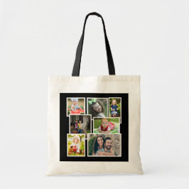 Erstellen Sie Ihre eigene 7-Familie Foto Collage B Tragetasche
