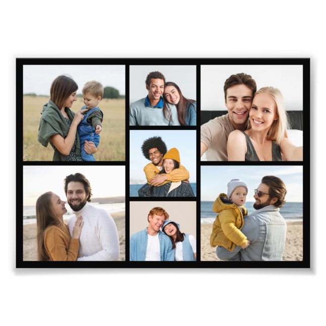 Erstellen Sie Ihre eigene 7 Foto Collage Foto Erwe (Vorne)