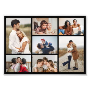 Erstellen Sie Ihre eigene 7 Foto Collage Foto Erwe