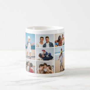 Erstellen Sie Ihre eigene 7-Foto-Collage Kaffeetasse