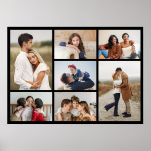 Erstellen Sie Ihre eigene 7-Foto-Collage Poster