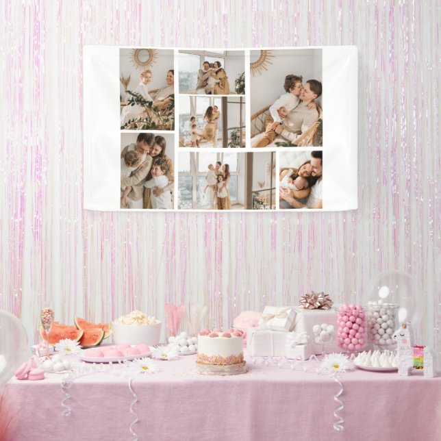 Erstellen Sie Ihre eigene 7 FotoCollage Banner (Party)