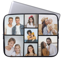 Erstellen Sie Ihre eigene 7 FotoCollage Laptopschutzhülle