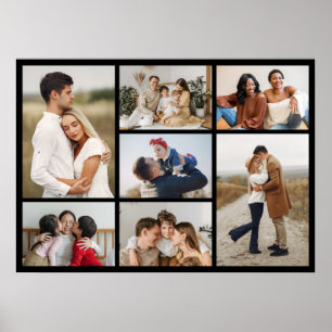 Erstellen Sie Ihre eigene 7 FotoCollage Poster
